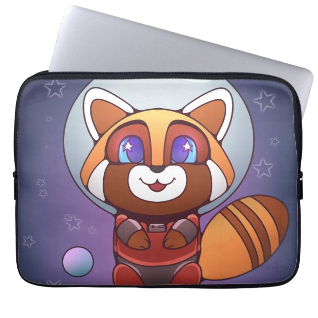 Space Panda Chippy! Laptop Sleeve (Front)