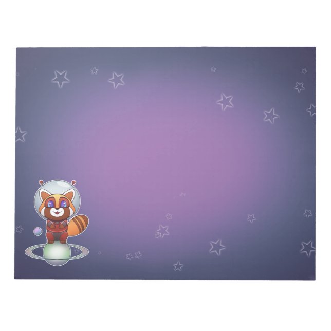 Space Panda Chippy! Notepad (Front)