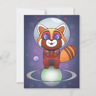 Space Panda Chippy! Postcard