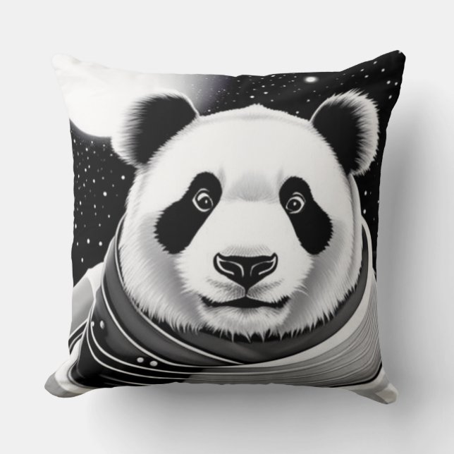 Space Panda Cushion (Front)
