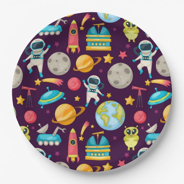 Space Paper Plate (Front)