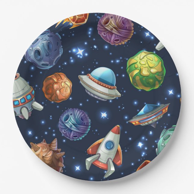Space Paper Plate (Front)