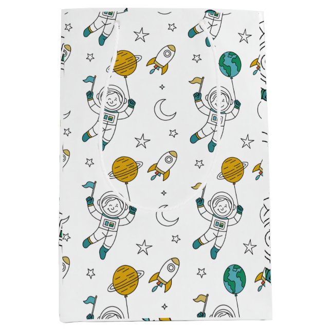 Space Party Kids Gift bag (Front)