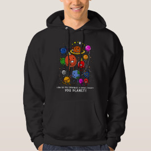 Space Party Planet Astronomy Cosmic Galaxy Hoodie