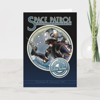 Space Patrol Greeting Card