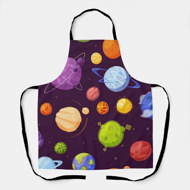 Space pattern apron (Front)