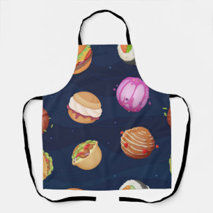 Space pattern apron