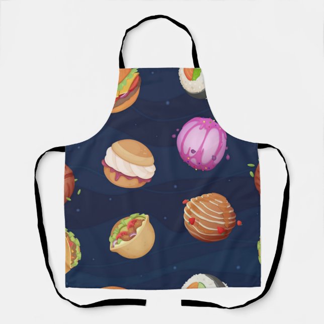 Space pattern apron (Front)