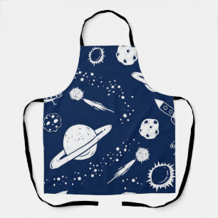 Space pattern apron