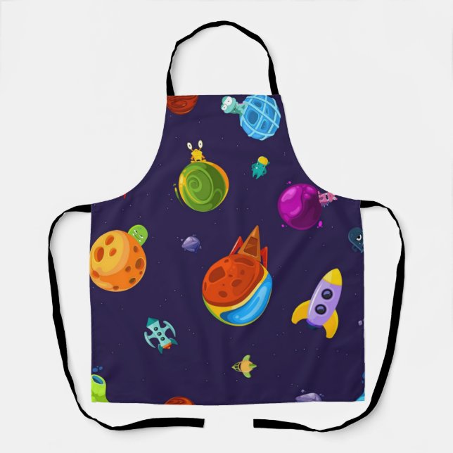 Space pattern apron (Front)