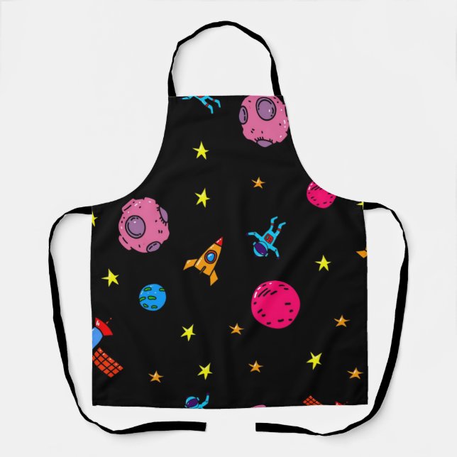 Space pattern apron (Front)