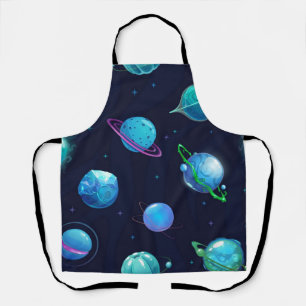 Space pattern apron