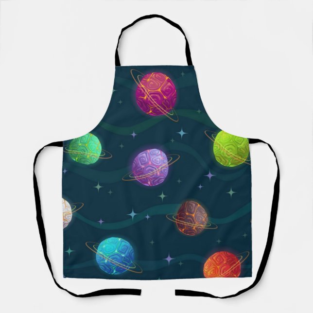 Space pattern apron (Front)