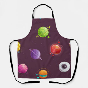 Space pattern apron