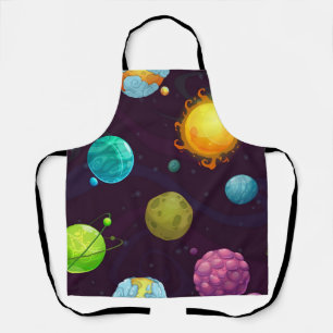 Space pattern apron