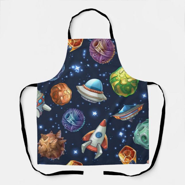 Space pattern apron (Front)