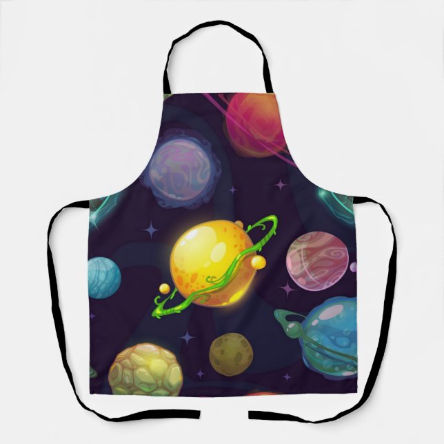 Space pattern apron (Front)