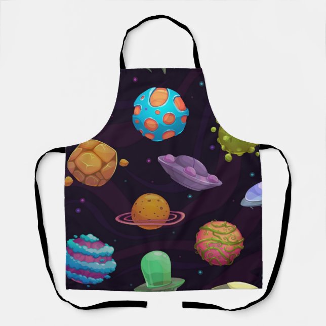 Space pattern apron (Front)