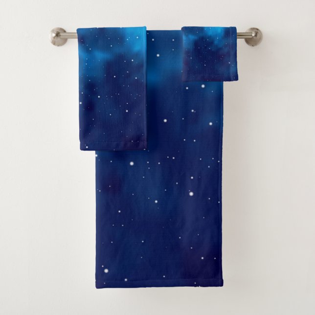 Space pattern bath towel set (Insitu)