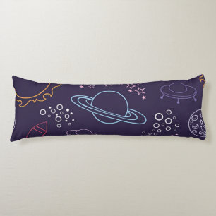 Space pattern body cushion