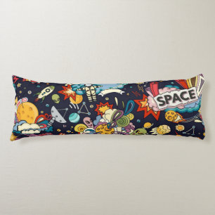 Space pattern body cushion