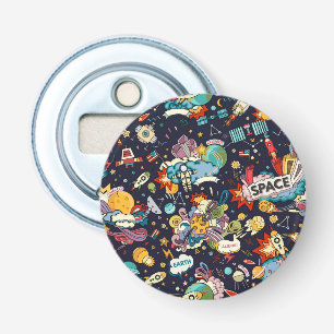 Space pattern bottle opener