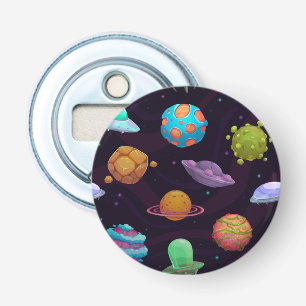 Space pattern bottle opener