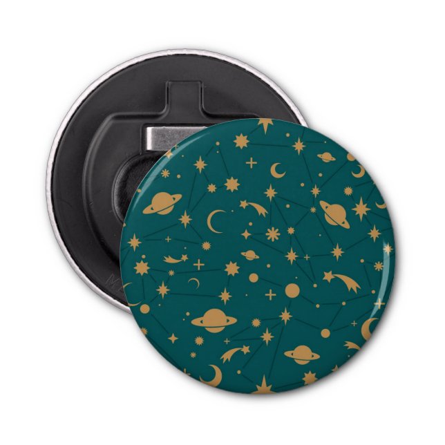 Space pattern bottle opener (Front)