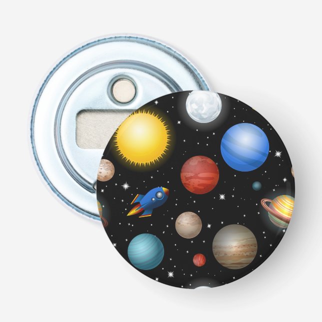Space pattern bottle opener (Front)