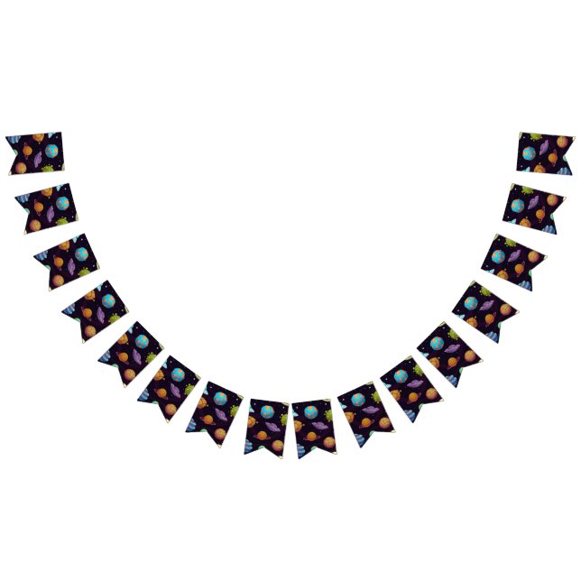 Space pattern bunting  (All)