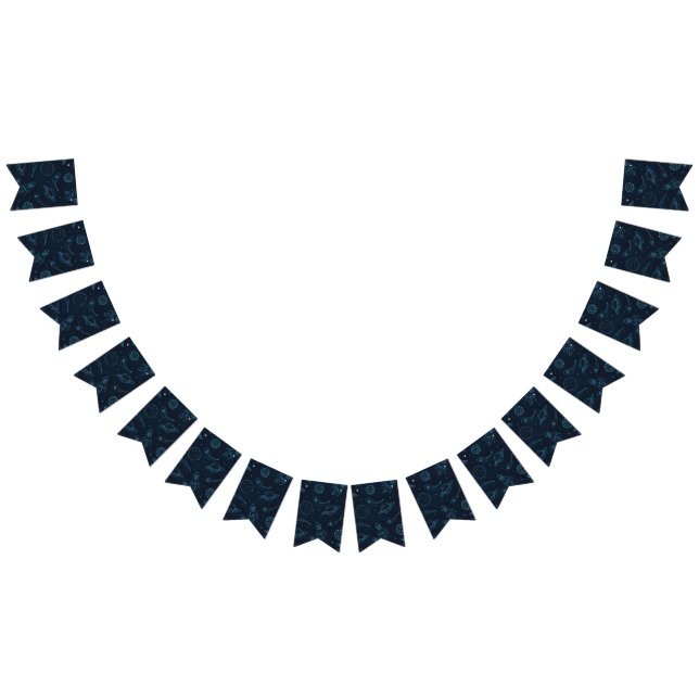 Space pattern bunting  (All)