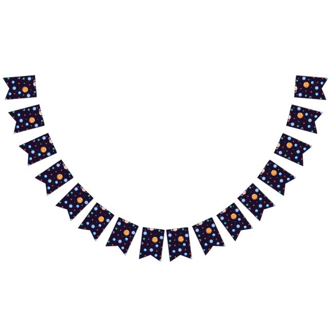 Space pattern bunting  (All)