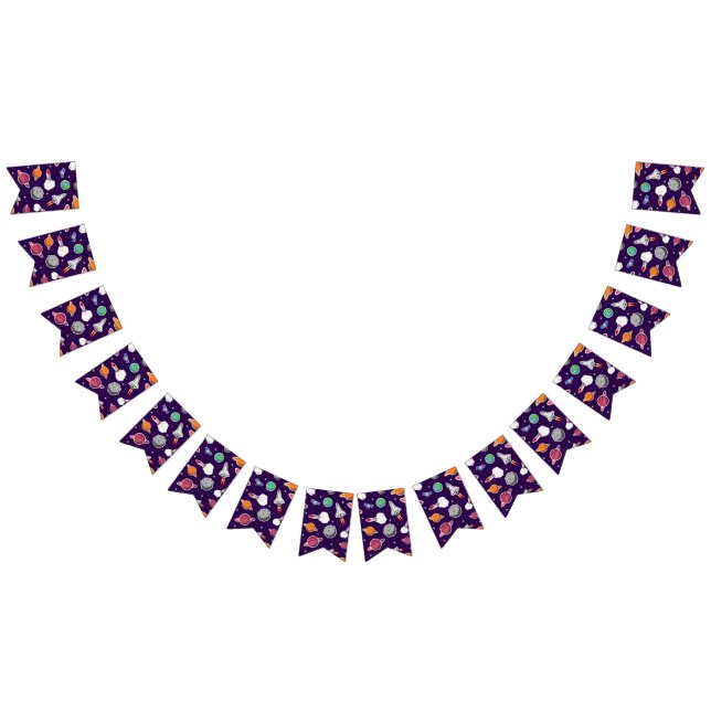 Space pattern bunting  (All)