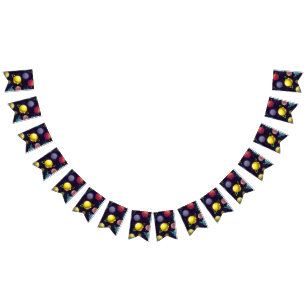 Space pattern bunting