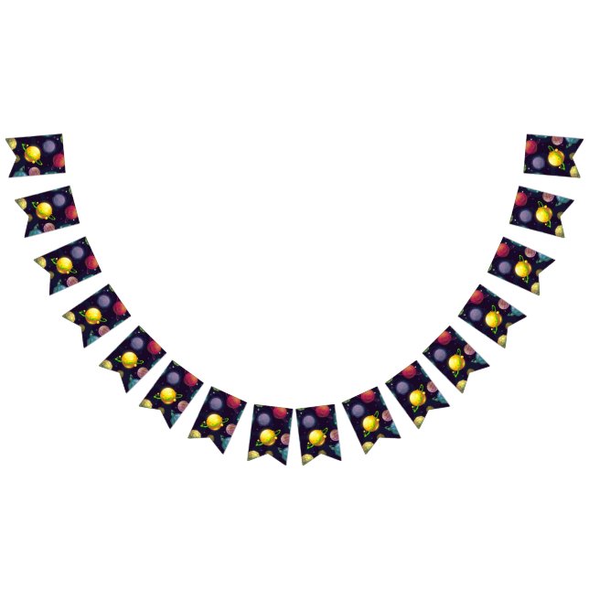 Space pattern bunting  (All)