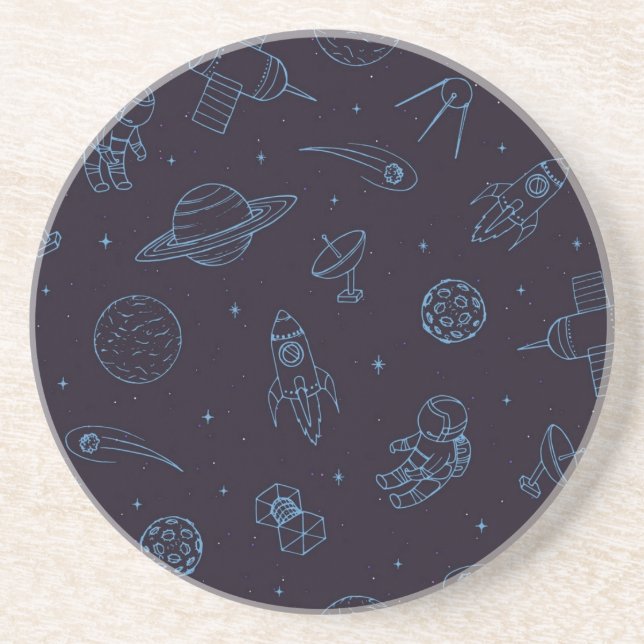 Space pattern coaster (Front)