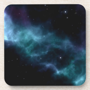 Space pattern coaster