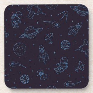 Space pattern coaster