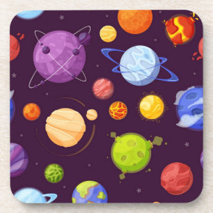 Space pattern coaster