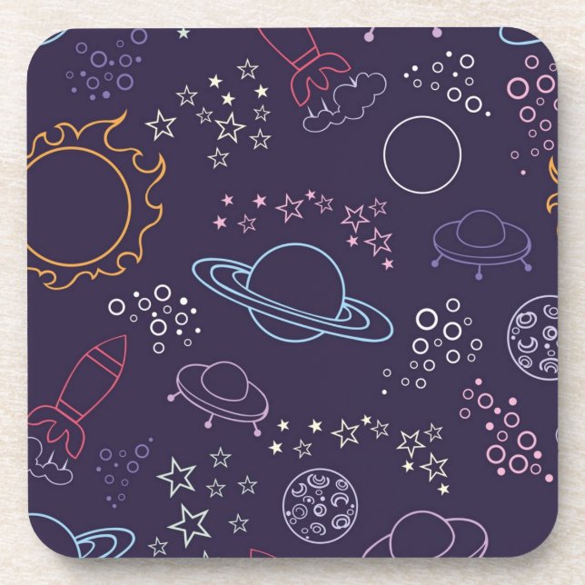 Space pattern coaster (Front)