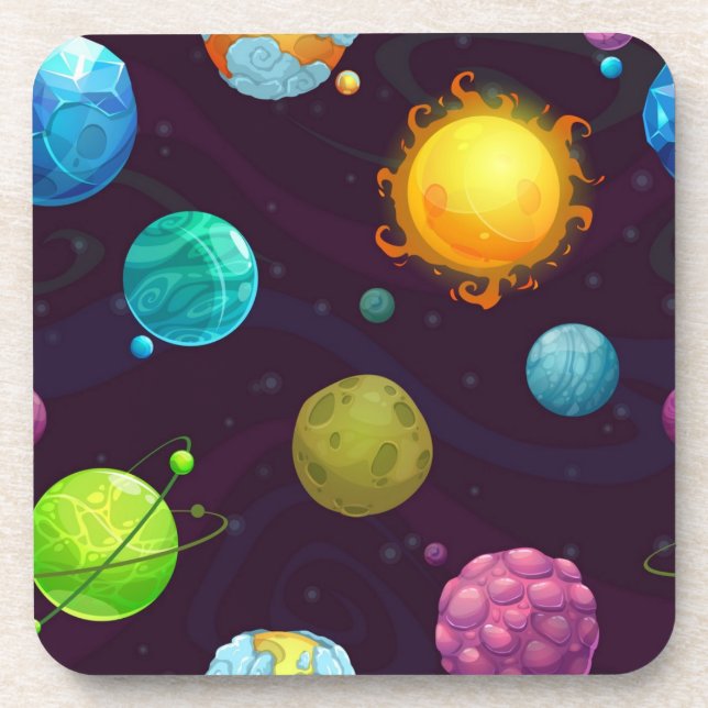 Space pattern coaster (Front)