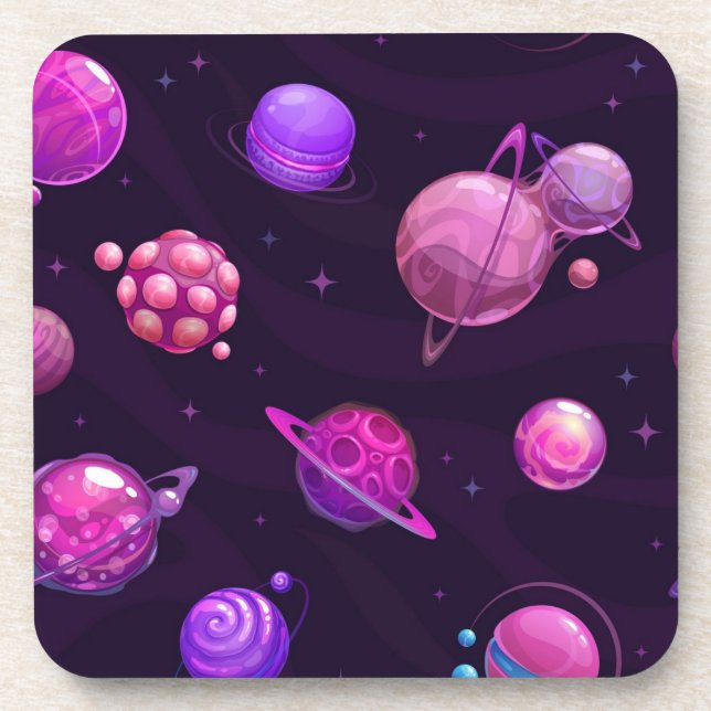Space pattern coaster (Front)
