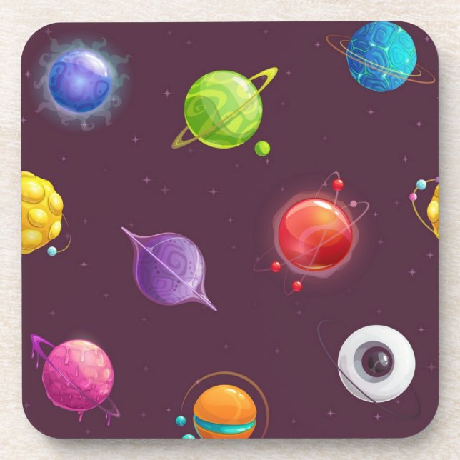 Space pattern coaster (Front)