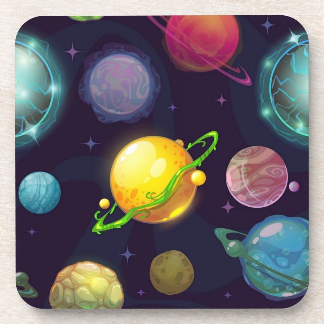 Space pattern coaster (Front)