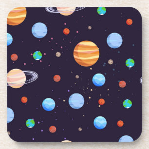 Space pattern coaster