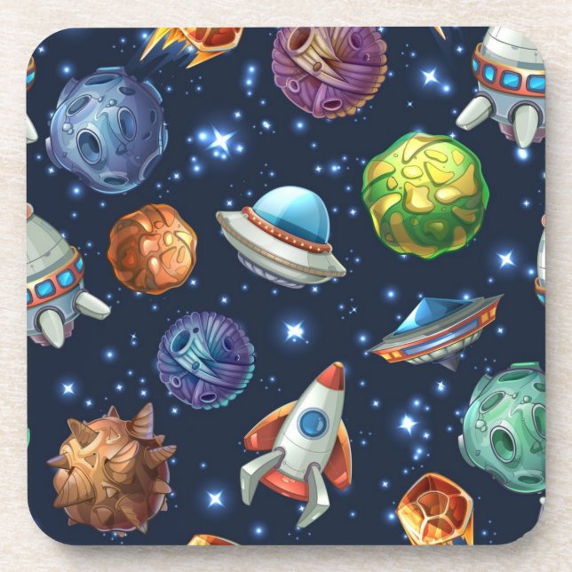 Space pattern coaster (Front)