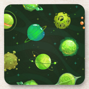 Space pattern coaster