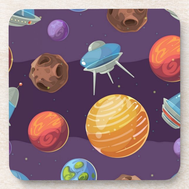 Space pattern coaster (Front)