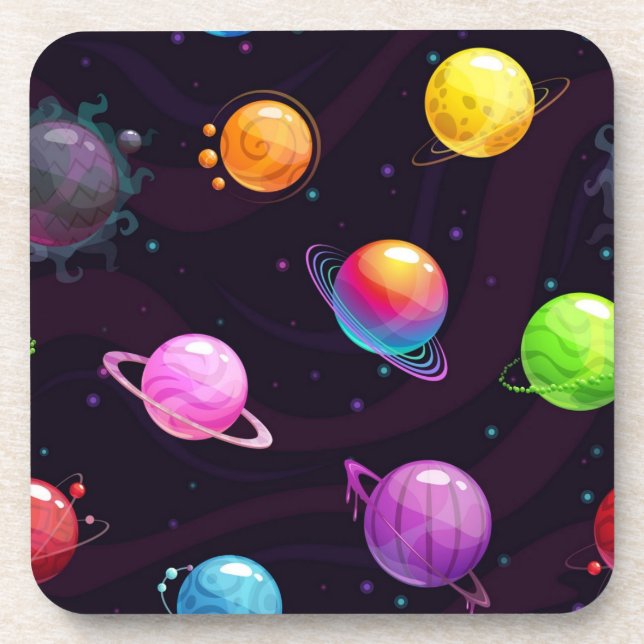 Space pattern coaster (Front)