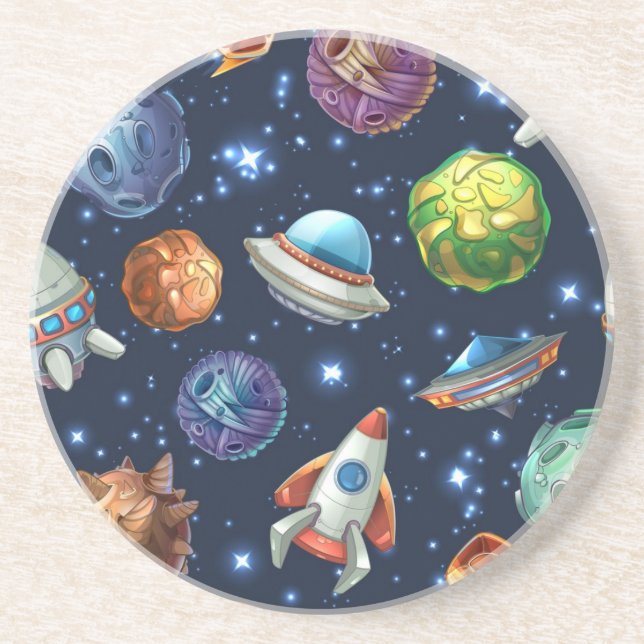 Space pattern coaster (Front)